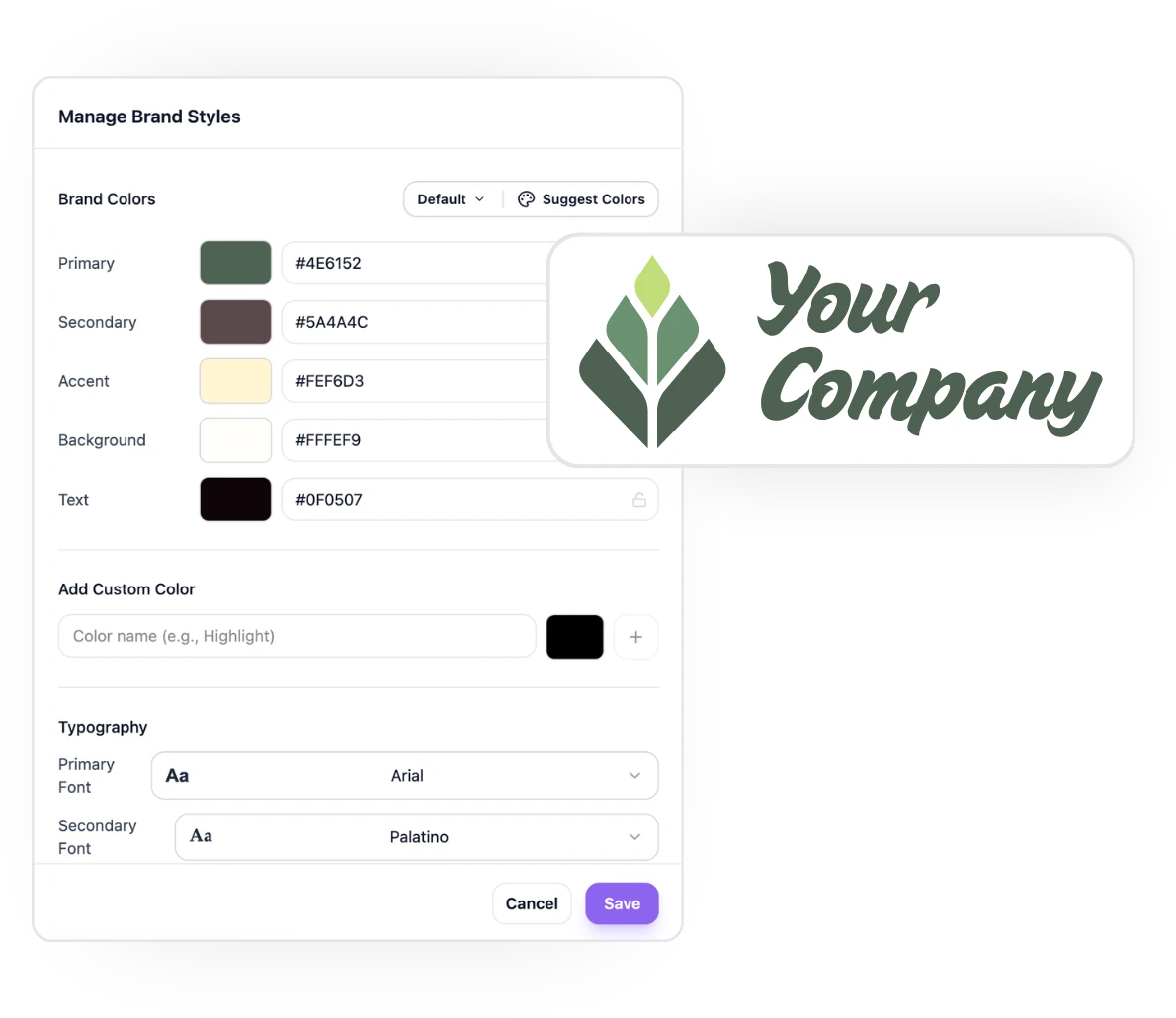 Published event landing page on a custom domain